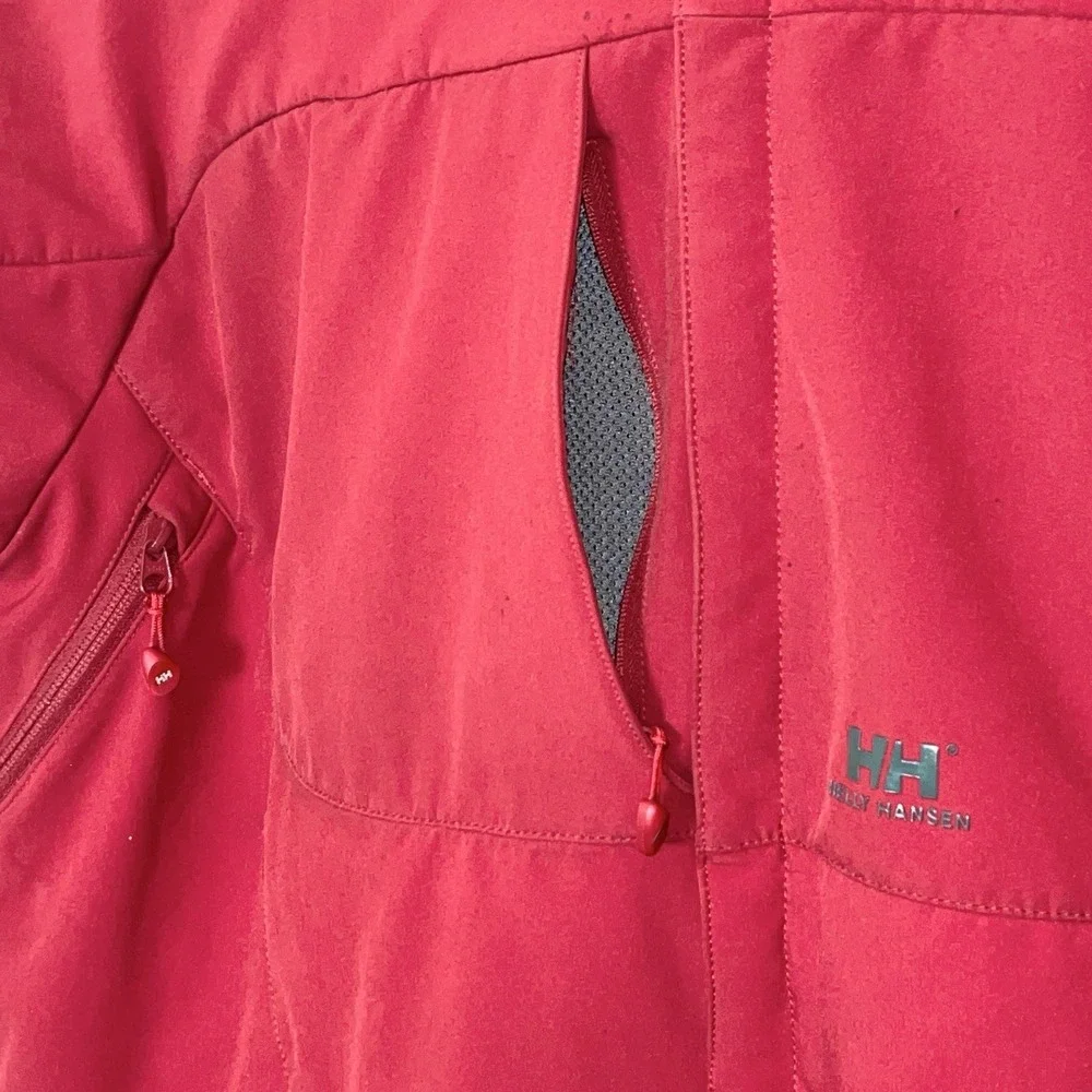 Helly Hansen Parka Jacket Men's XL Red Ski Outdoor Perfect Balance Winter Pocket